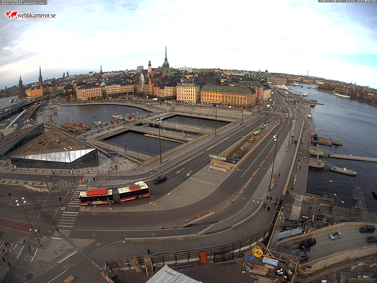 斯德哥尔摩,Slussen,眺望老城区,Slussplan,Kornhamnstorg