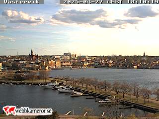 The castle ruins, Gamlebyviken, view from Uno's tower