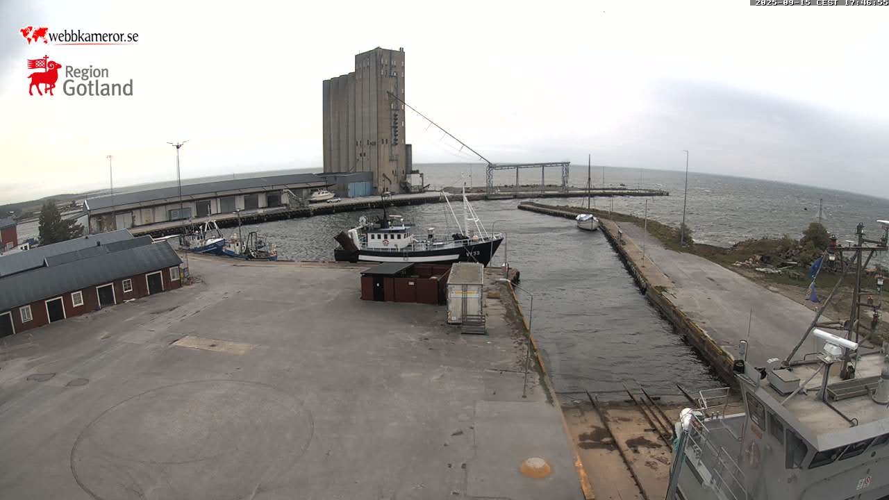 Gotland, Ronehamn, Fischereihafen / Gästehafen 