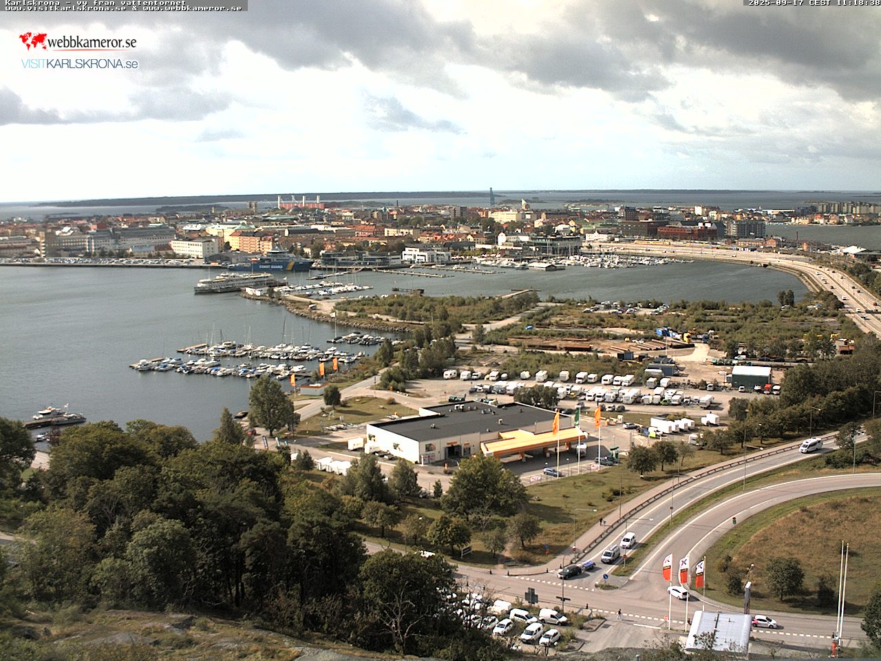 Karlskrona, Blick vom Wasserturm