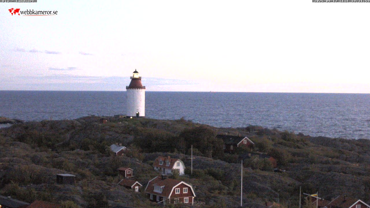 Stockholm, Öja, view towards Landsort lighthouse