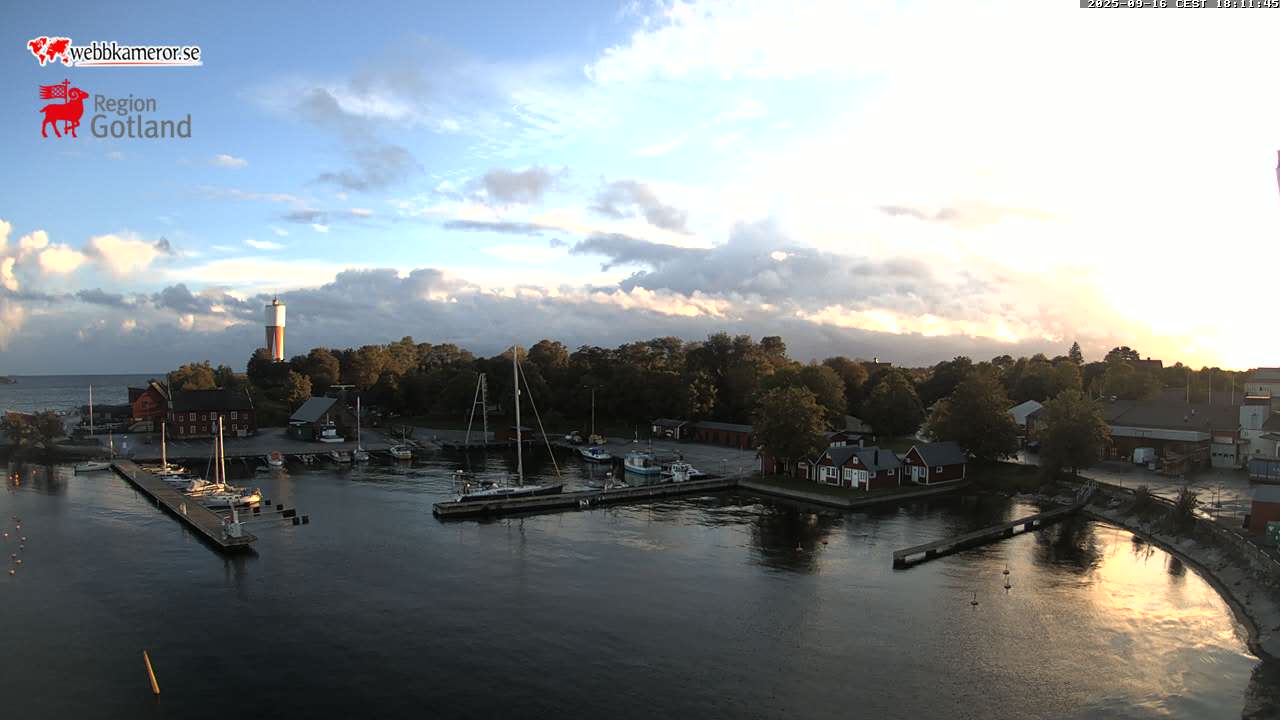 Gotland, Slite, Blick Richtung Gästehafen
