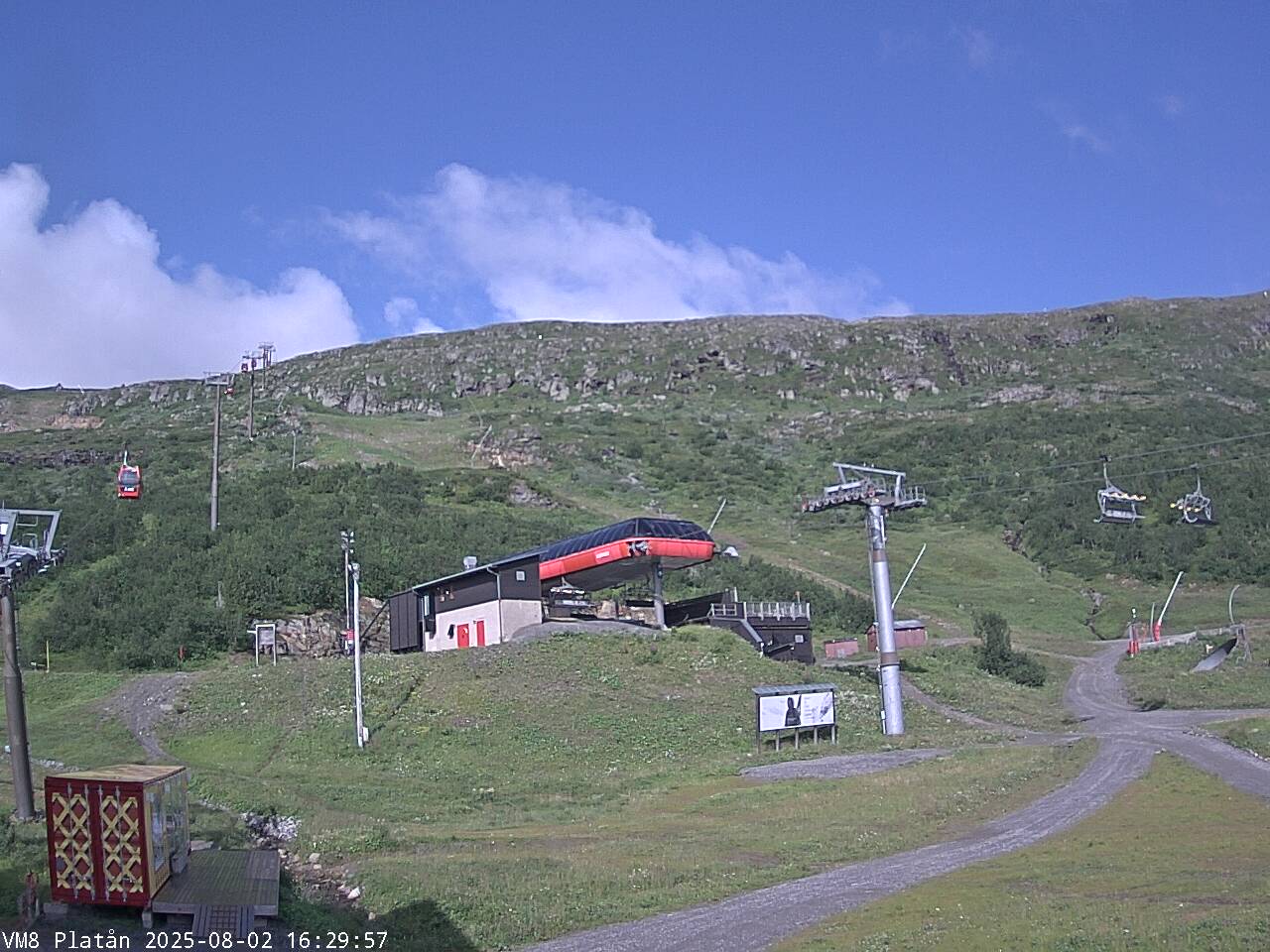 Åre, WM-Plateau, Talstation der Gondelbahn