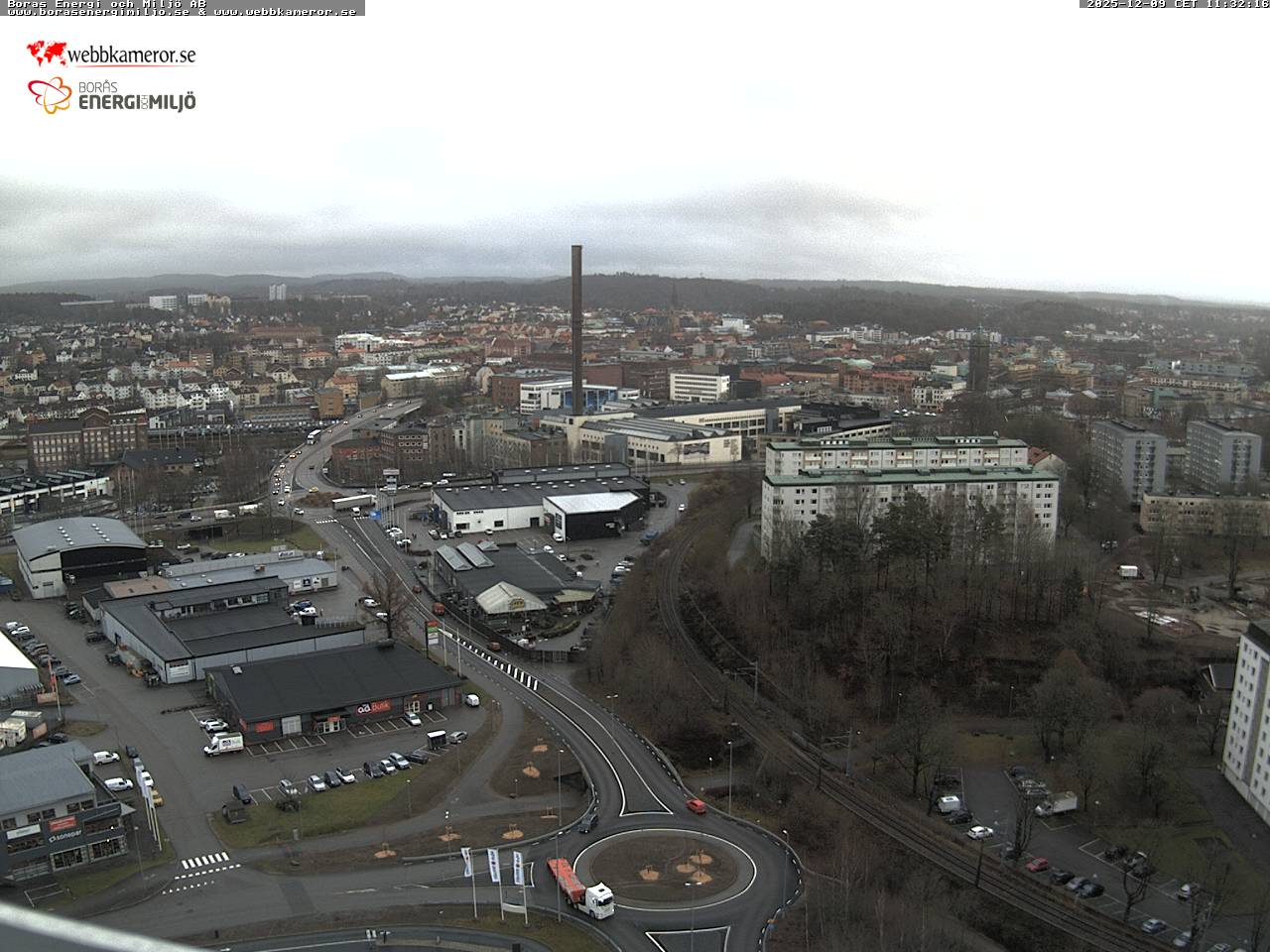 Borås, vy från Ackumulatortankens topp,