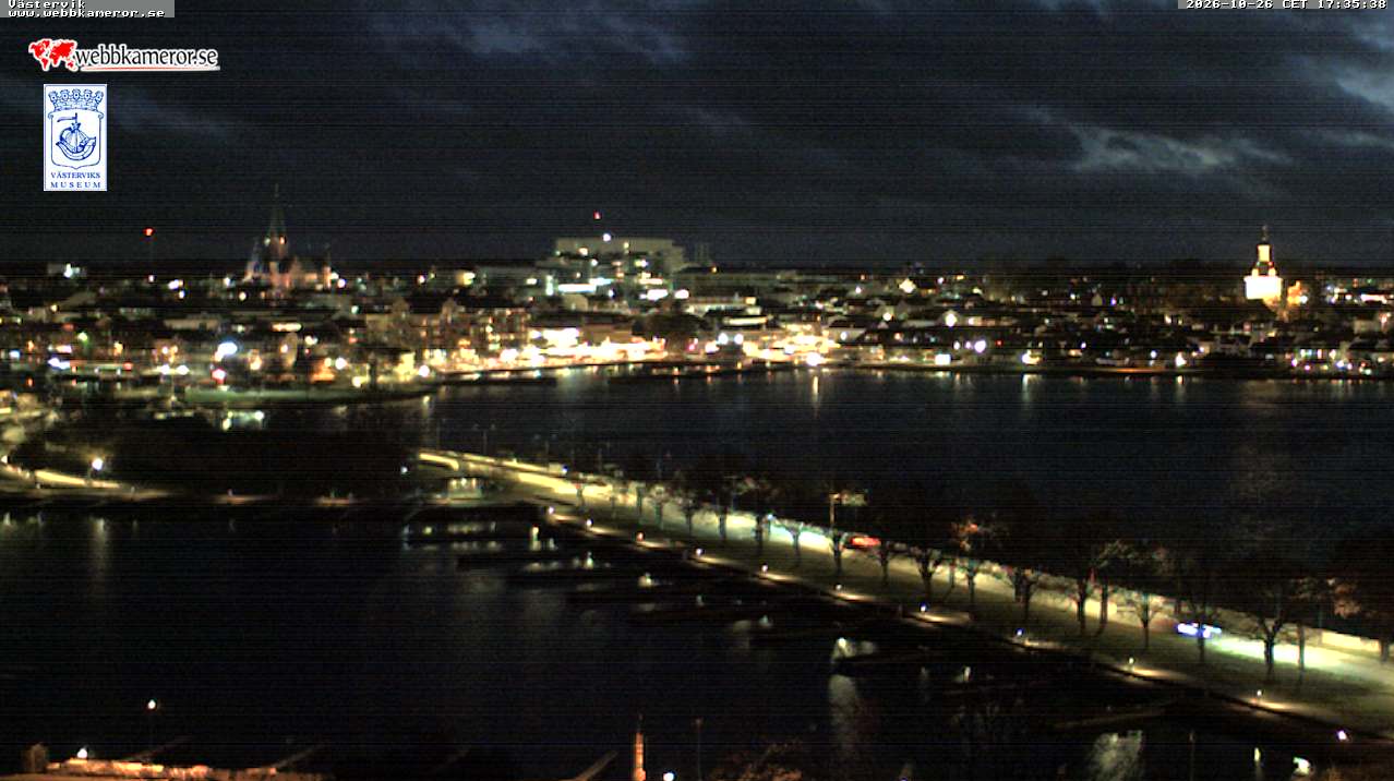 Västervik, ερείπια κάστρου, Gamlebyviken, θέα από τον πύργο του Uno