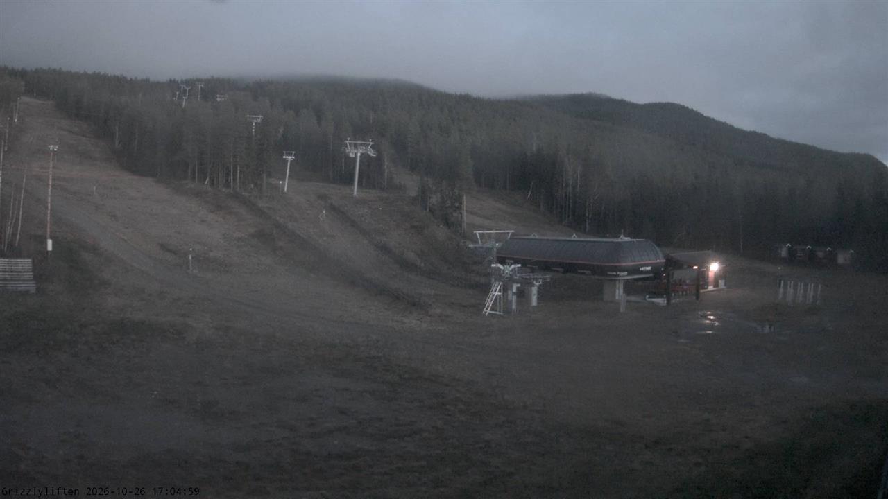 Vemdalen, Björnrike, widok w kierunku Grizzly Express