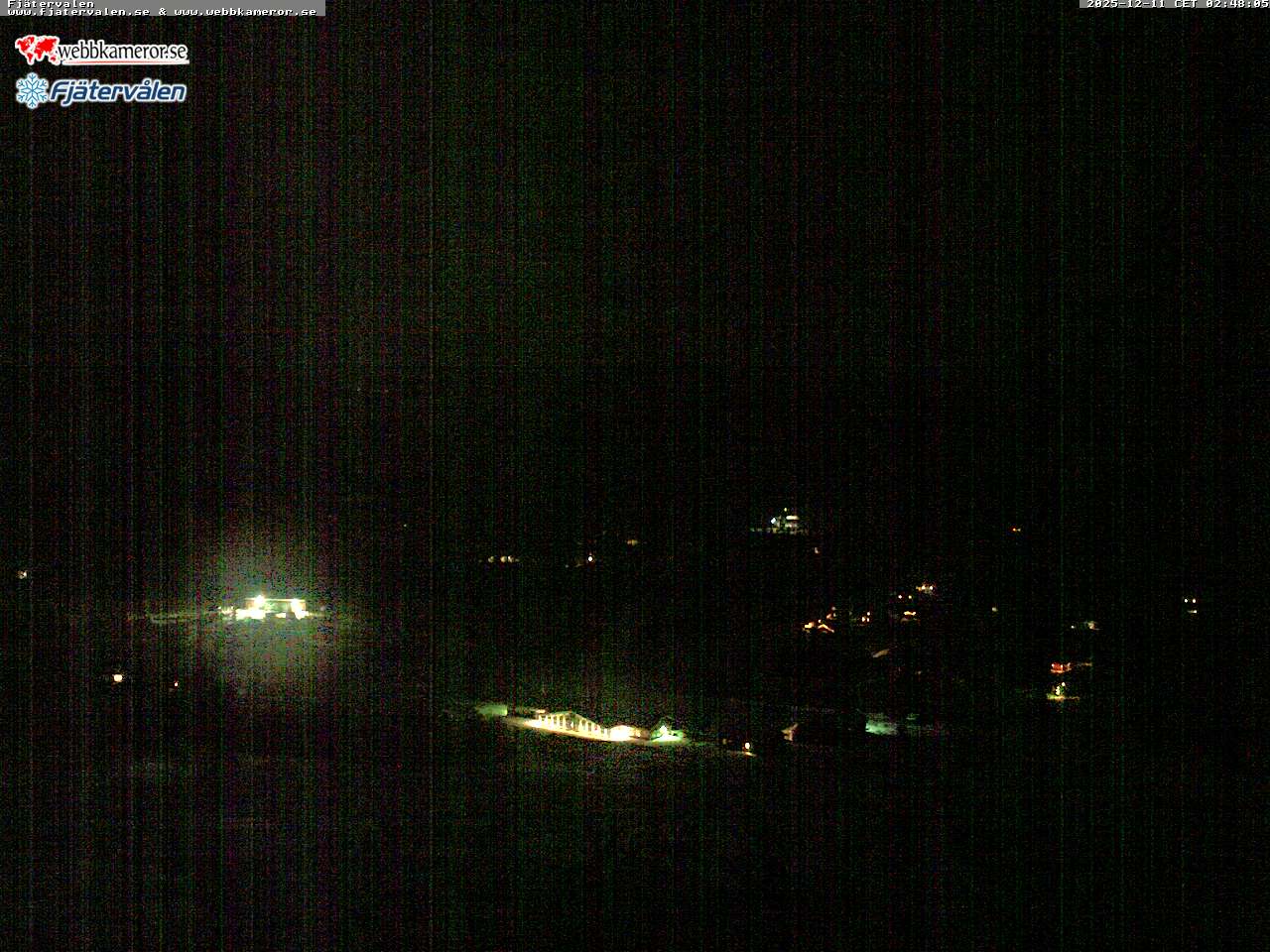 Fjätervålen, vy mot backen Lavskrikan