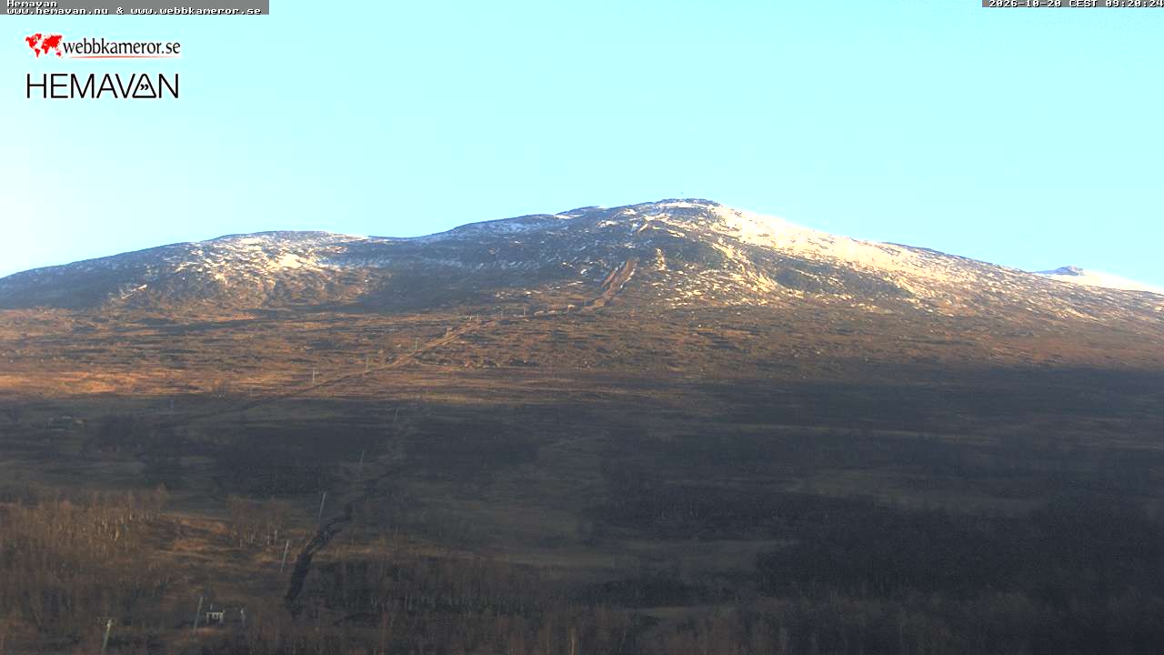 Hemavan,Kungsliften 和 Kungstoppen 景观