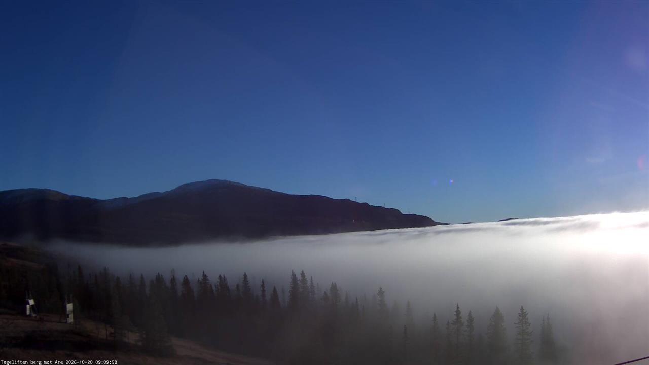 Åre, Tegefjäll, Tegeliften Bjergstation