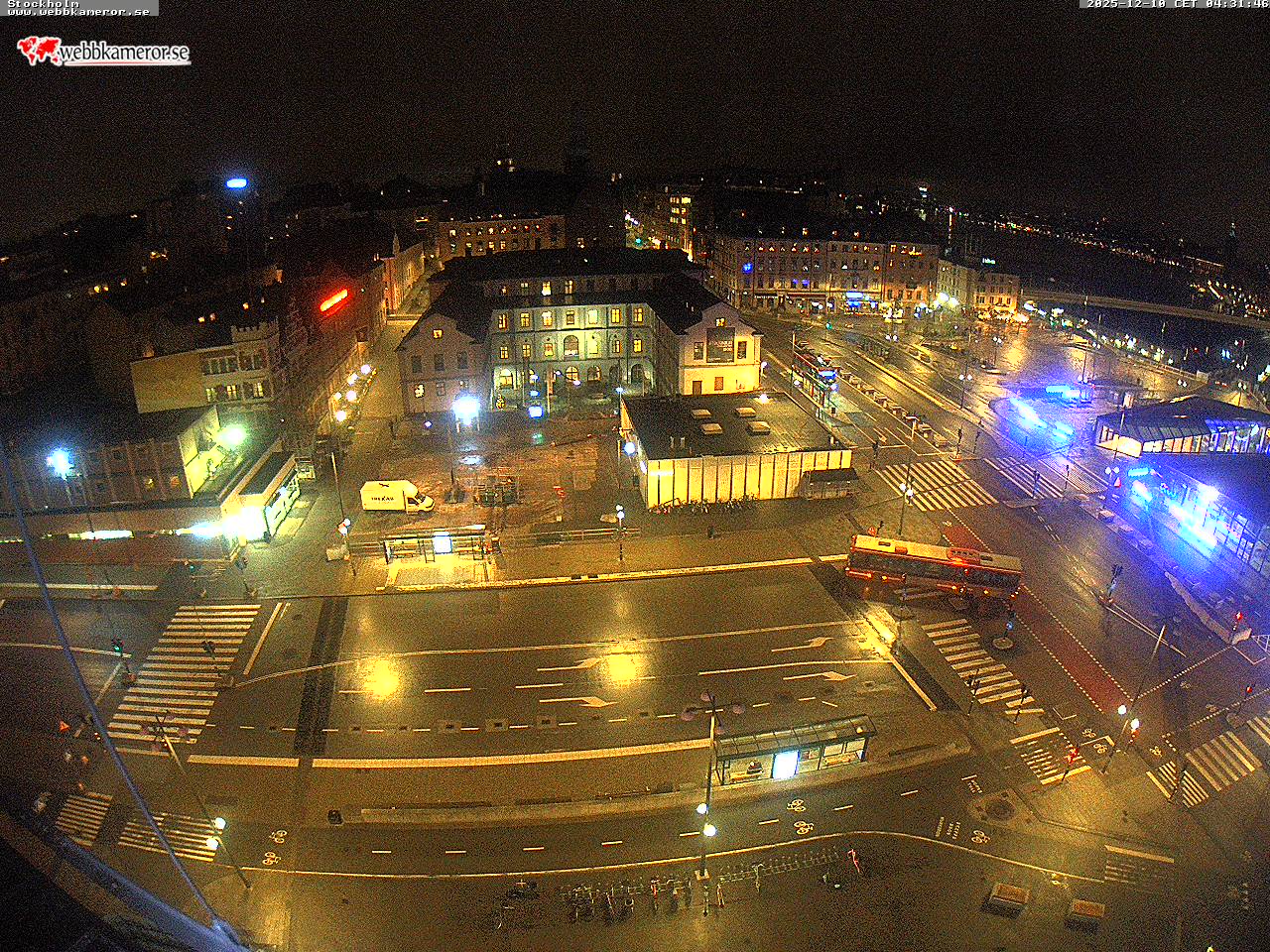 Stockholm, Slussen, vy mot Södermalmstorg, Riddarfjärden