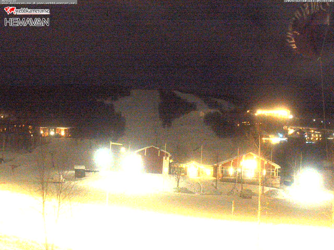 Hemavan, vista desde el Wärdshuset Hemavan