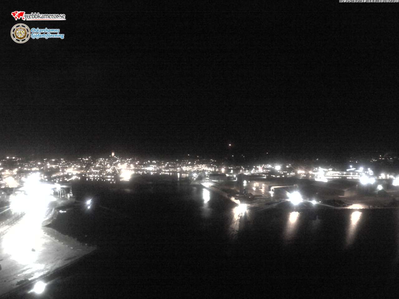 Oskarshamn, vy mot inre hamnen