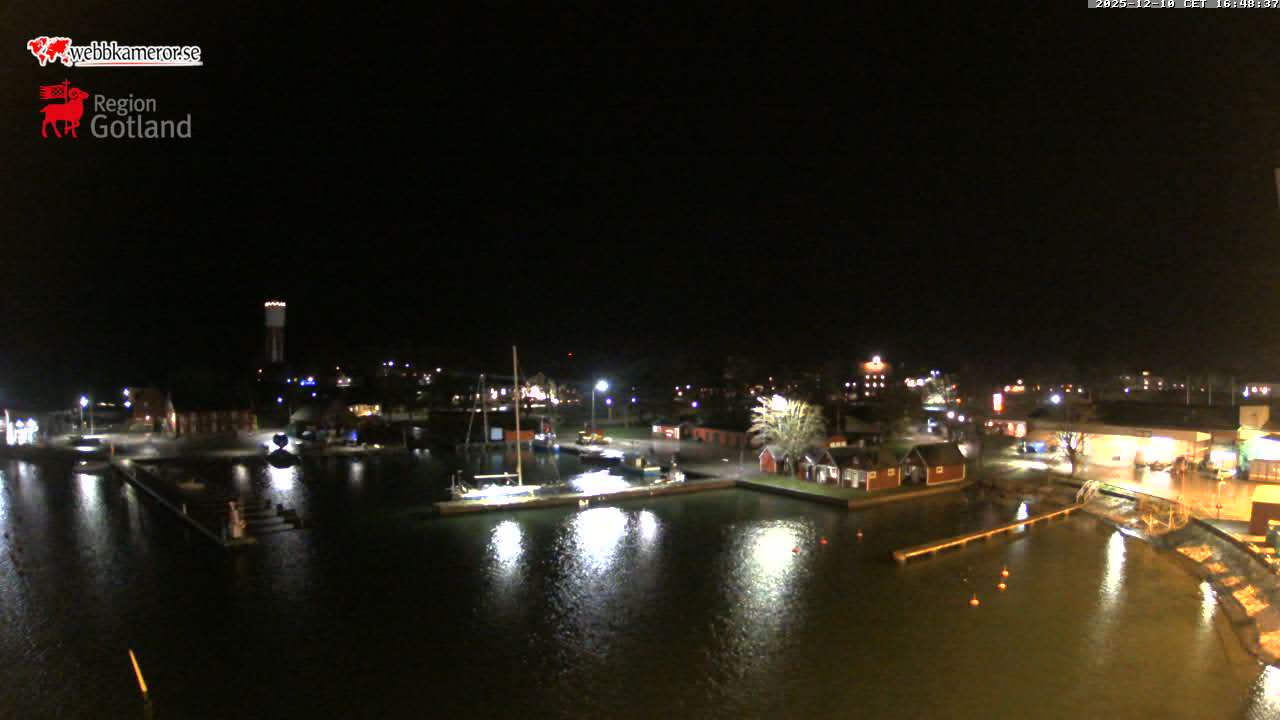 Gotland, Slite, Blick Richtung Gästehafen