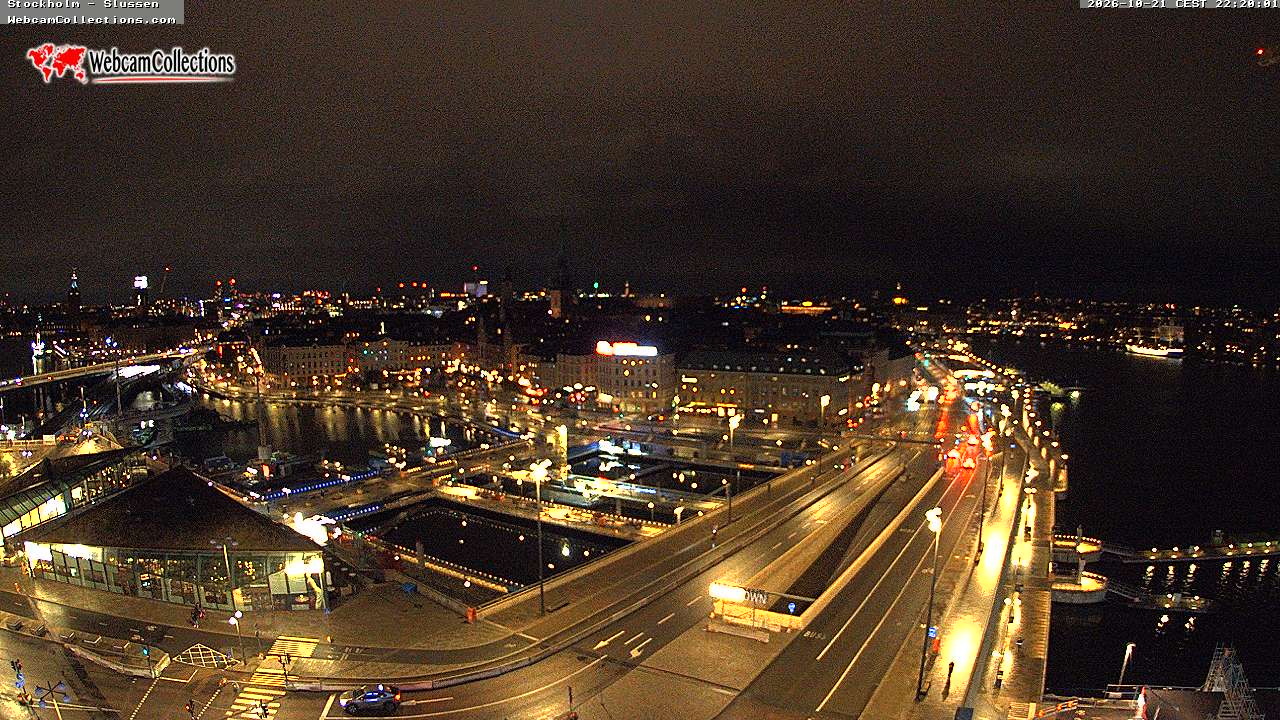 Stockholm, Slussen, utsikt mot Gamla Stan, Slussplan, Kornhamnstorg