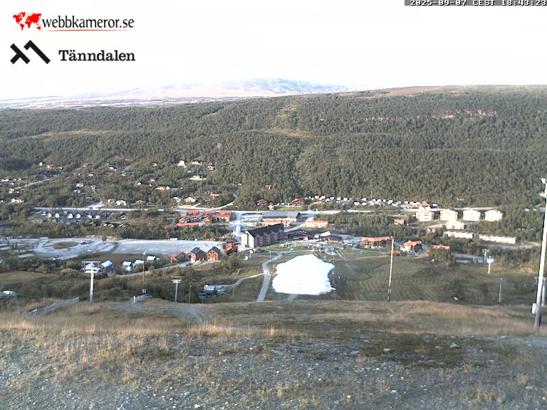 Funäsfjällen, Tänndalen, vy från toppen