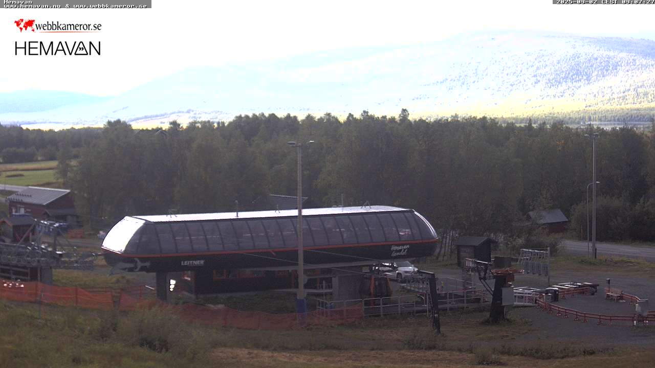 Hemavan, Gondolens dalstation 
