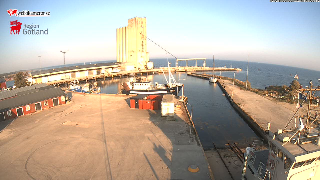 Gotland, Ronehamn, fiskehamnen / gästhamnen