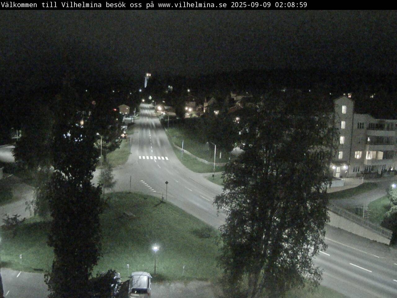 Vilhelmina, Volgsjövägen, vy mot kyrkan