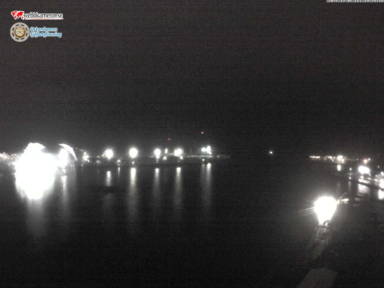 Oskarshamn, utsikt mot havneinnløpet