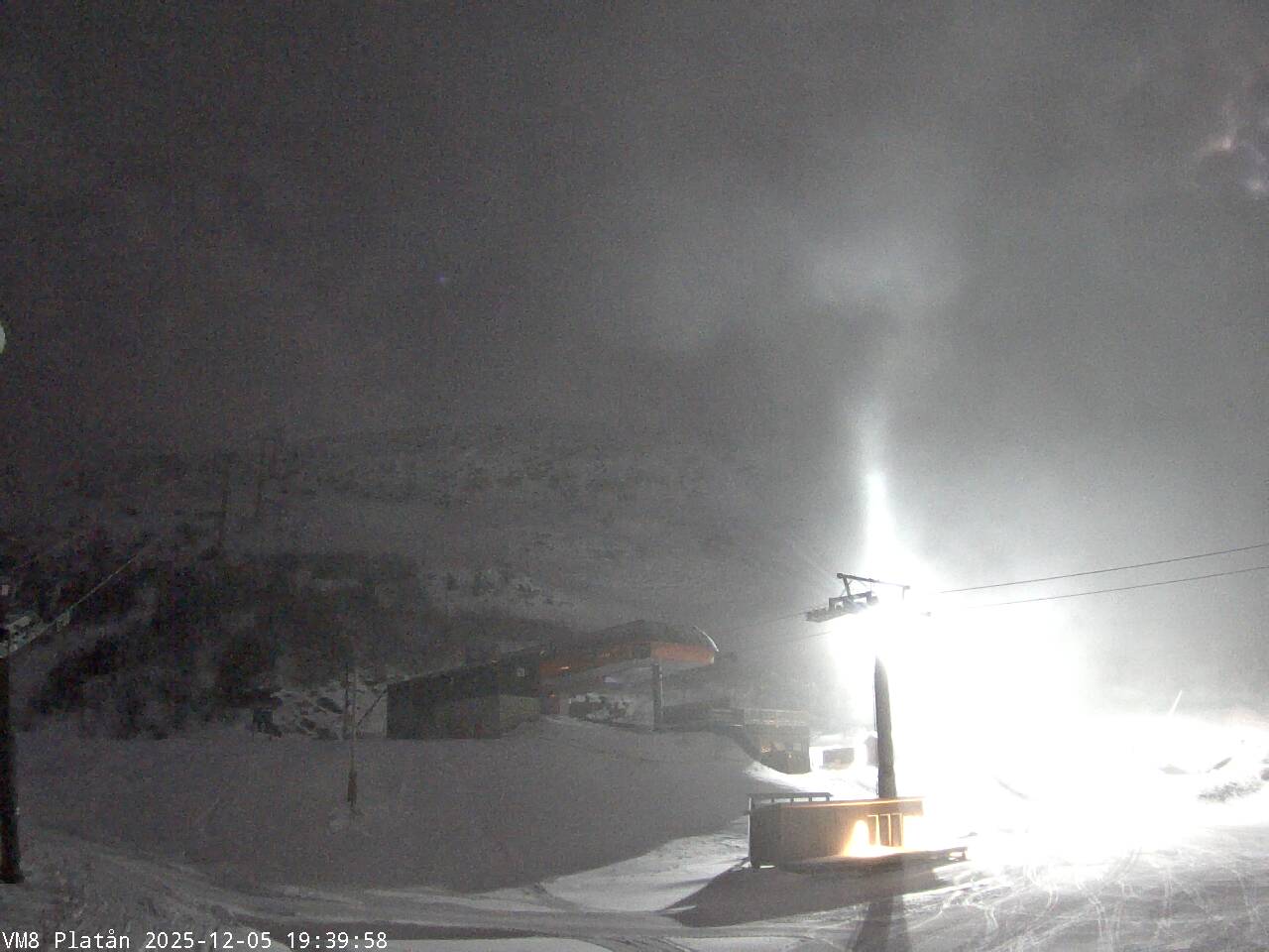 Åre, MM-tasanko, Gondolihissin asema laaksossa