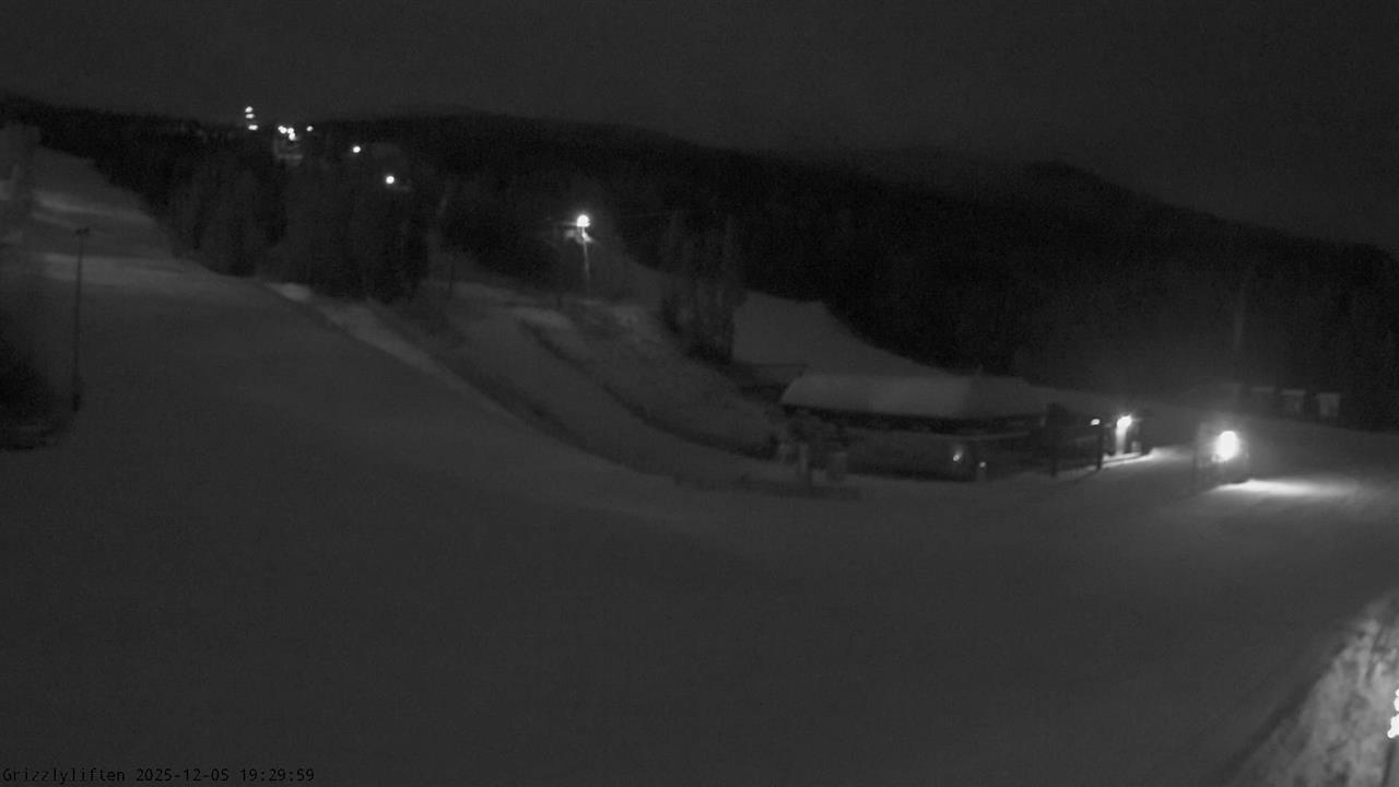 Vemdalen, Björnrike, vista verso il Grizzly Express