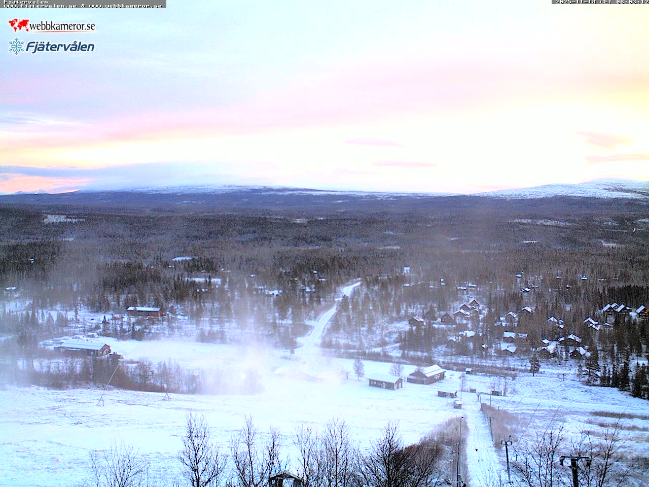 Fjätervålen, vista hacia la colina Lavskrikan