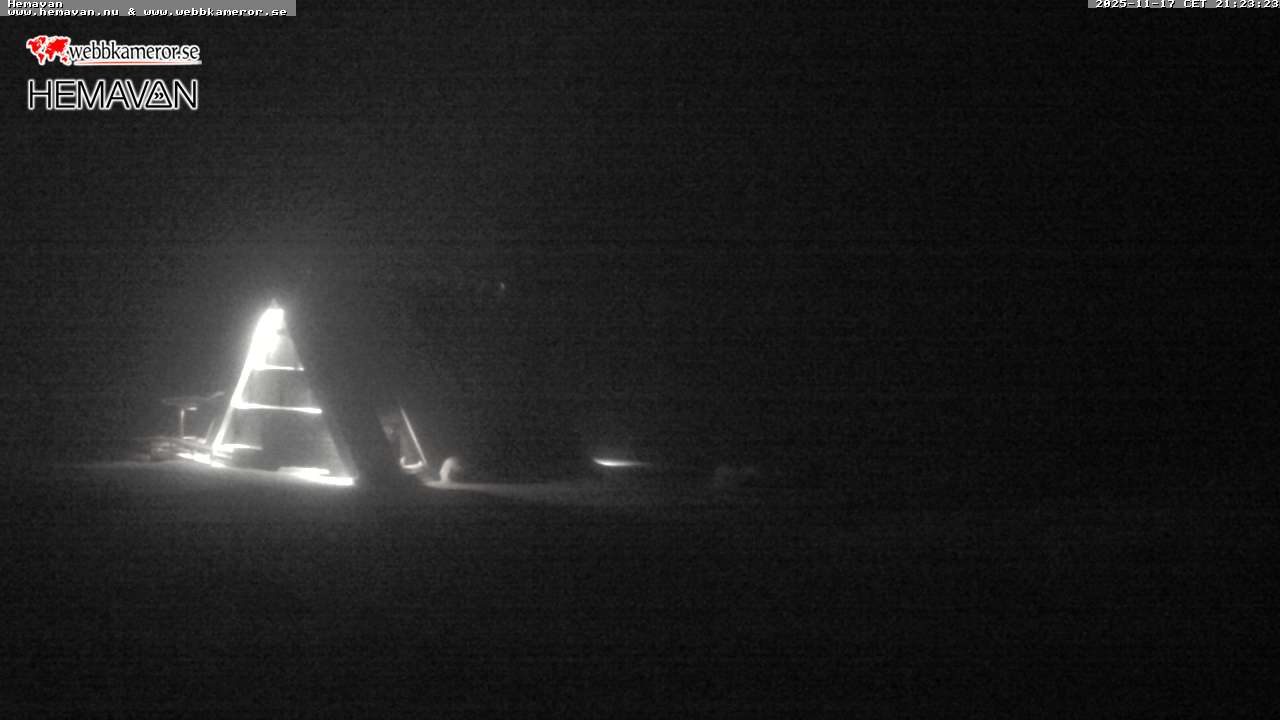 Hemavan, view towards Björk - Top Restaurant & Mountain Bar