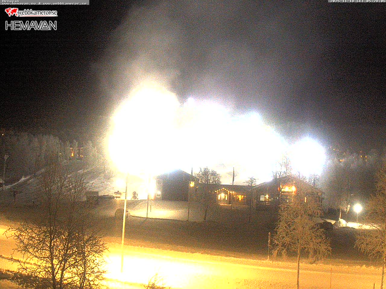 Hemavan, vue depuis Wärdshuset Hemavan