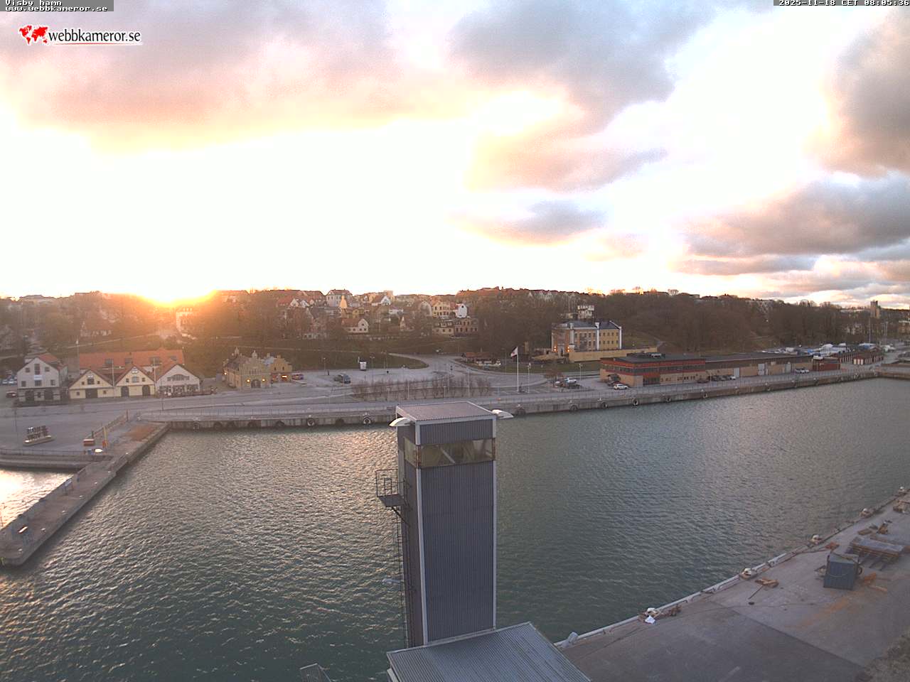 Gotland, Hafen von Visby, Blick Richtung Skeppsbron