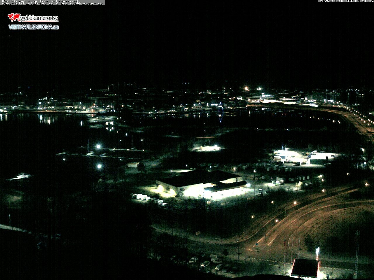 Karlskrona, view from the water tower