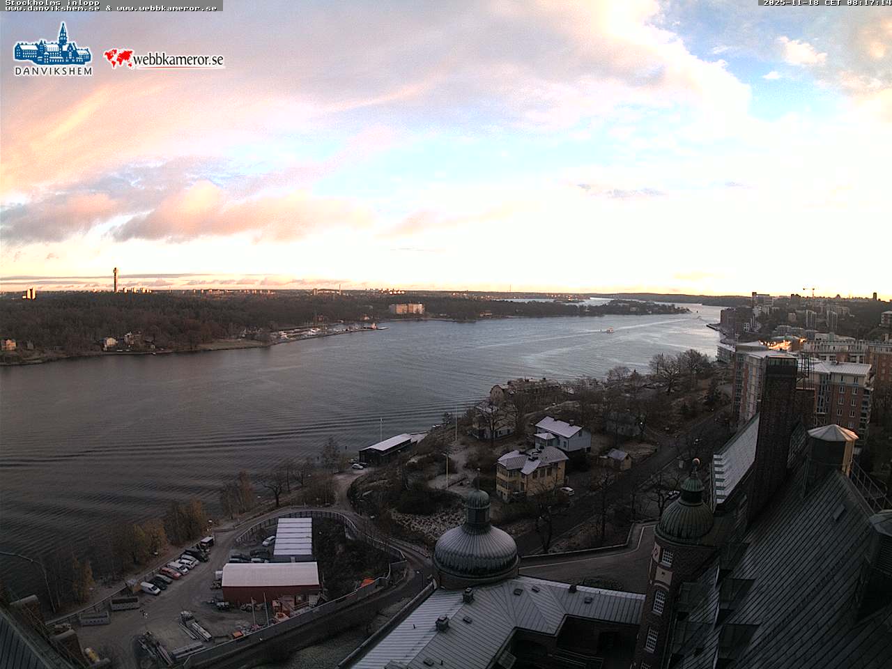 Stockholmer Bucht, Blick von Danvikshem auf Djurgården