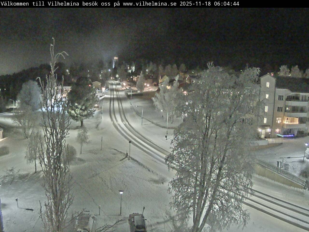 Vilhelmina, Volgsjövägen, view towards the church