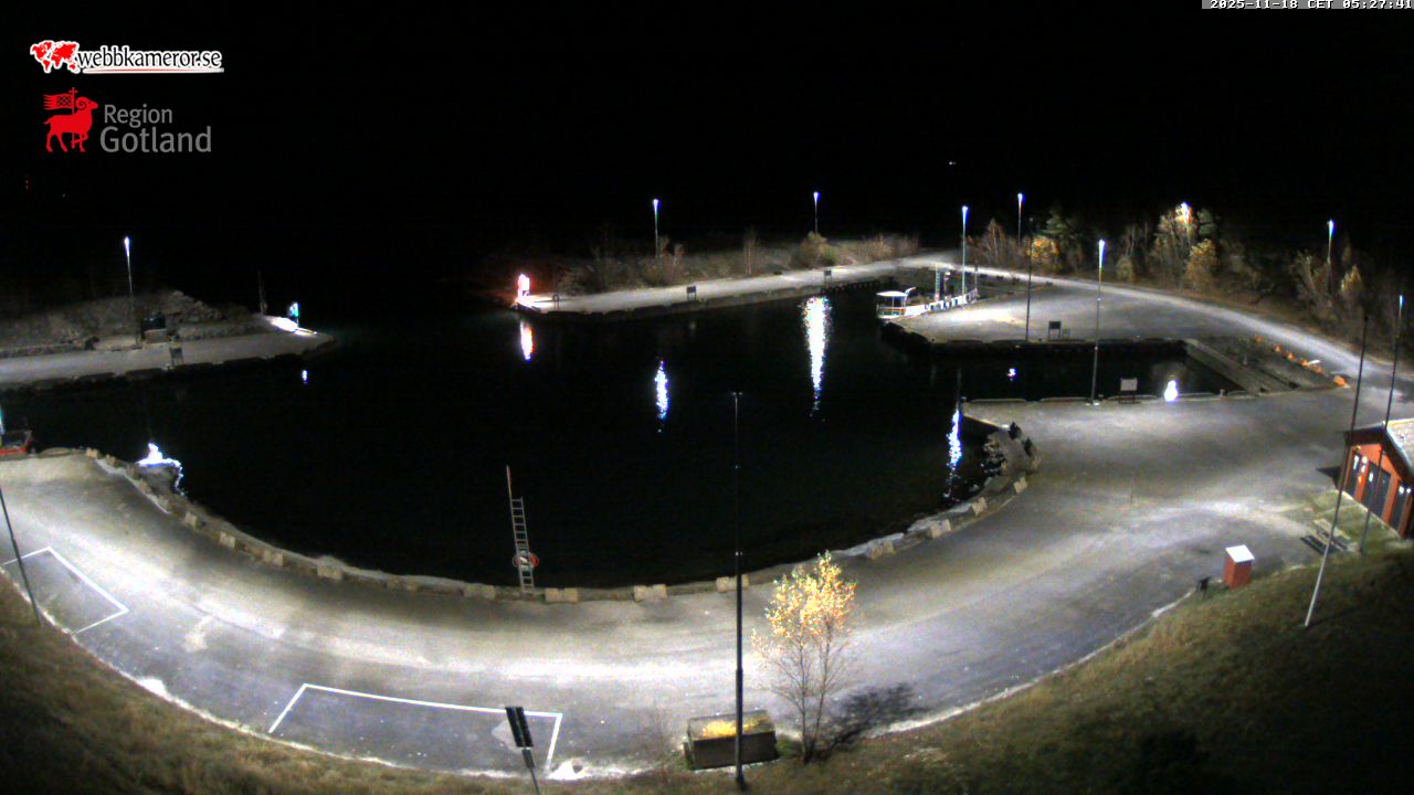 Gotland, Vändburg, view towards the Fishing Harbor / Guest Harbor