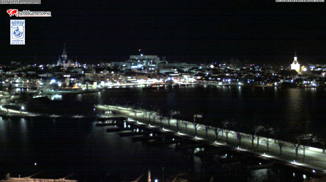 Västervik, Burgruine, Gamlebyviken, Blick vom Uno-Turm
