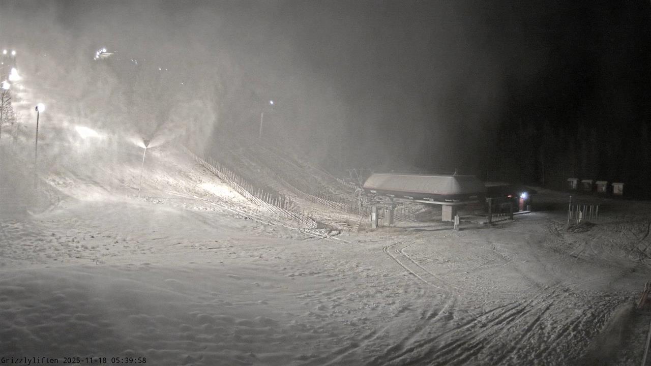 Vemdalen, Björnrike, view towards Grizzly Express