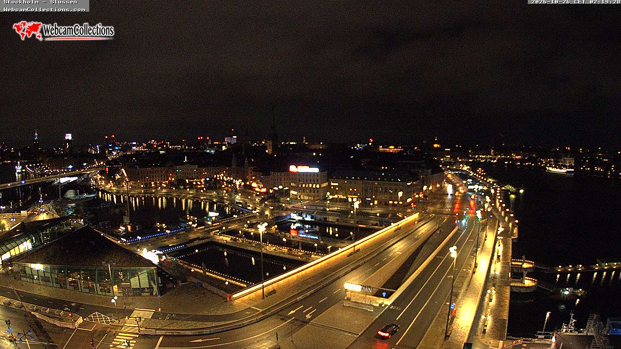 Stockholm, Slussen, udsigt mod Gamla Stan, Slussplan, Kornhamnstorg