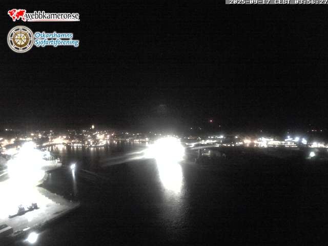 Oskarshamn, vista hacia el puerto interior