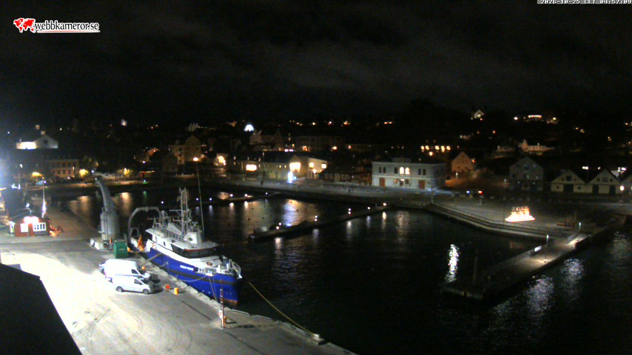 Gotland, Visby hamn, vy mot gästhamnen