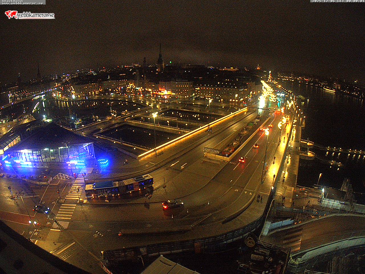 Tukholma, Slussen, näkymä kohti Gamla Stania, Slussplan, Kornhamnstorg