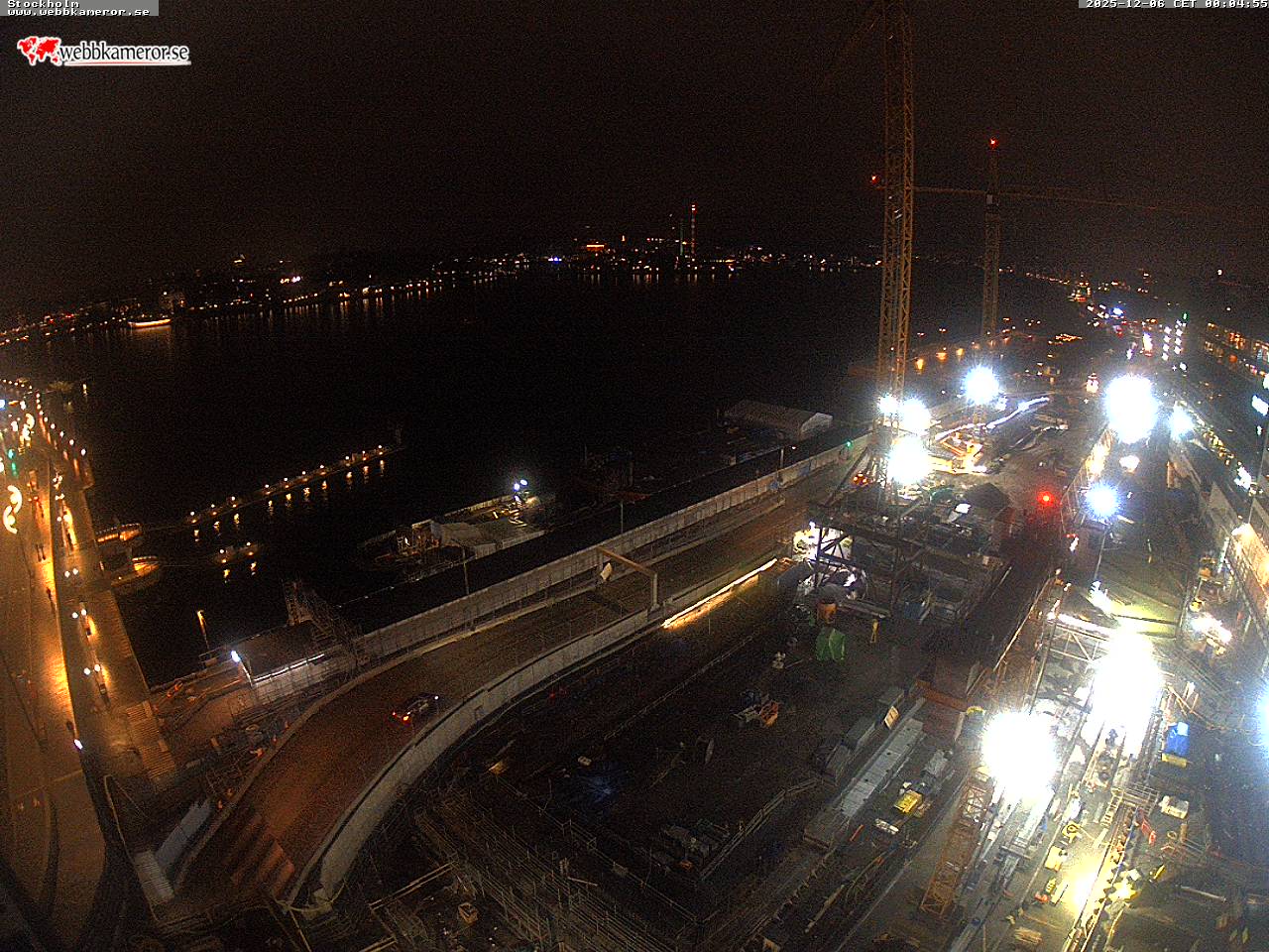 Tukholma, Slussen, näkymä kohti Stadsgårdenia, Tukholman sisääntuloa