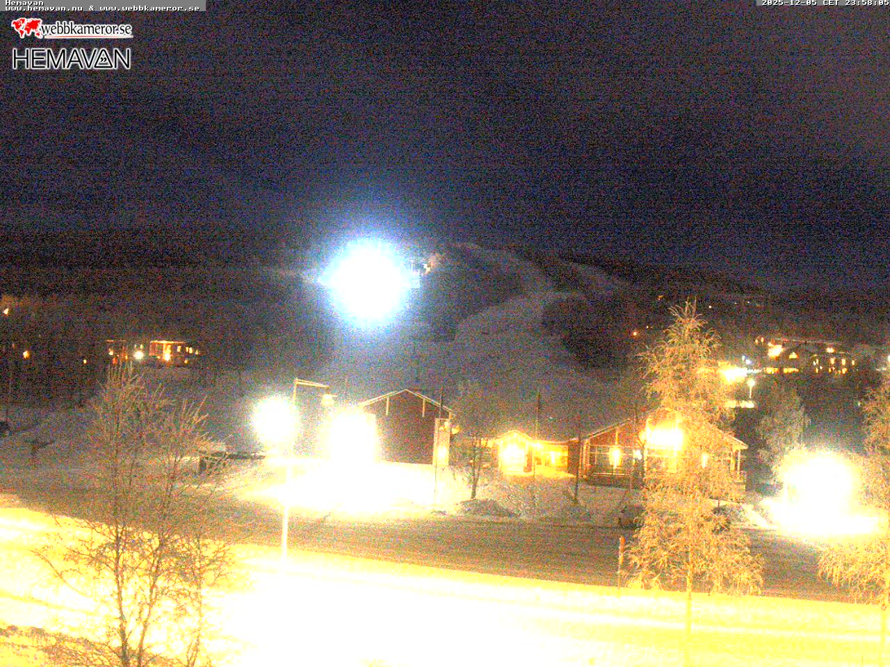 Hemavan, θέα από το Wärdshuset Hemavan