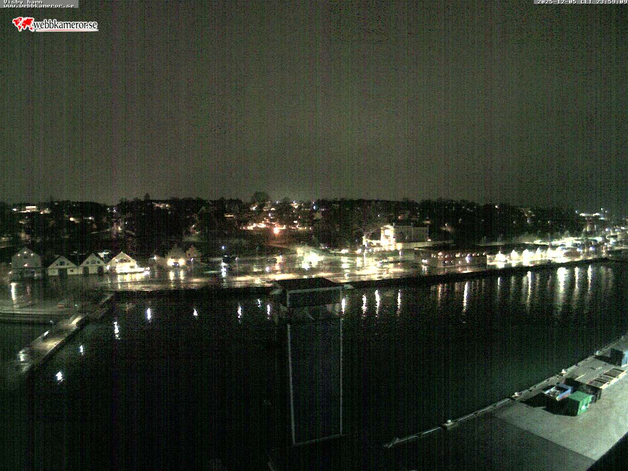 Γκότλαντ, λιμάνι Βίσμπι, θέα προς το Σκέπσμπρον