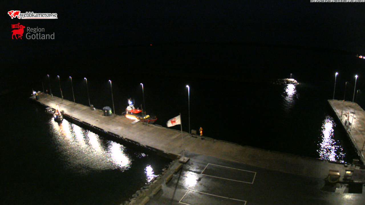 Γκότλαντ, Φέρεσουντ, θέα προς το αλιευτικό λιμάνι / λιμάνι επισκεπτών, 