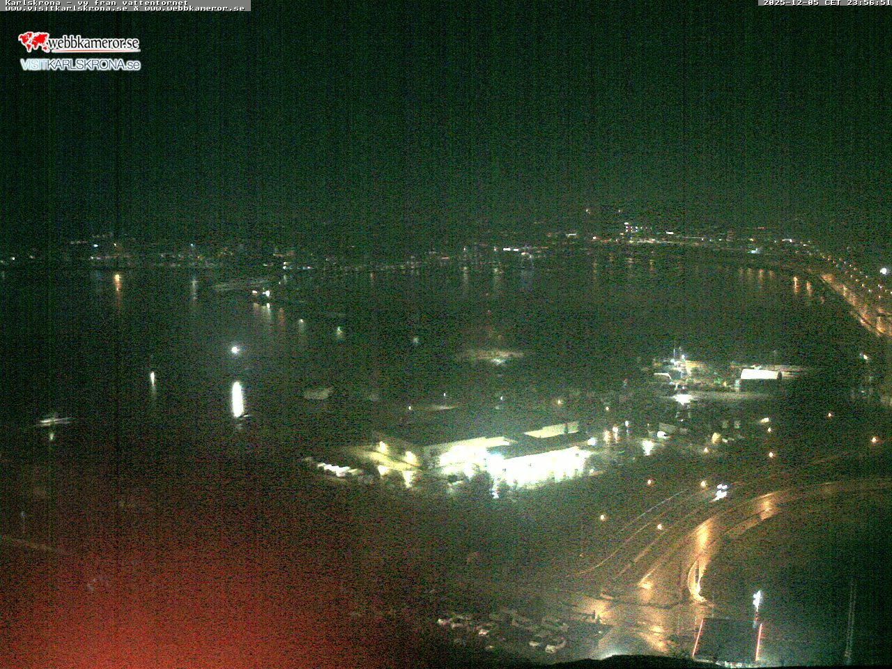 Karlskrona, udsigt fra vandtårnet