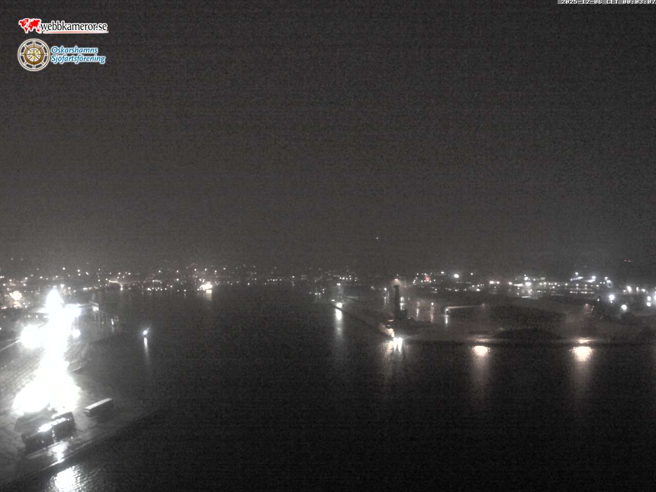 Oskarshamn, vista verso il porto interno