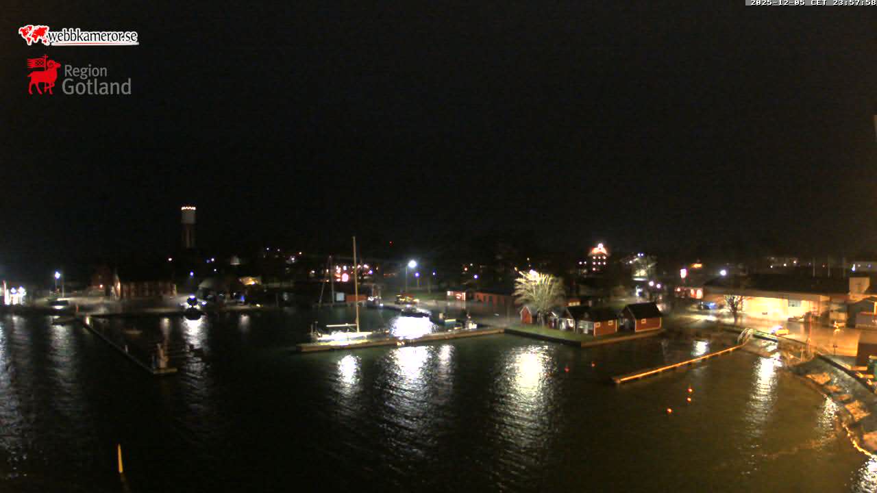 哥特兰岛，Slite，面向客港的景色