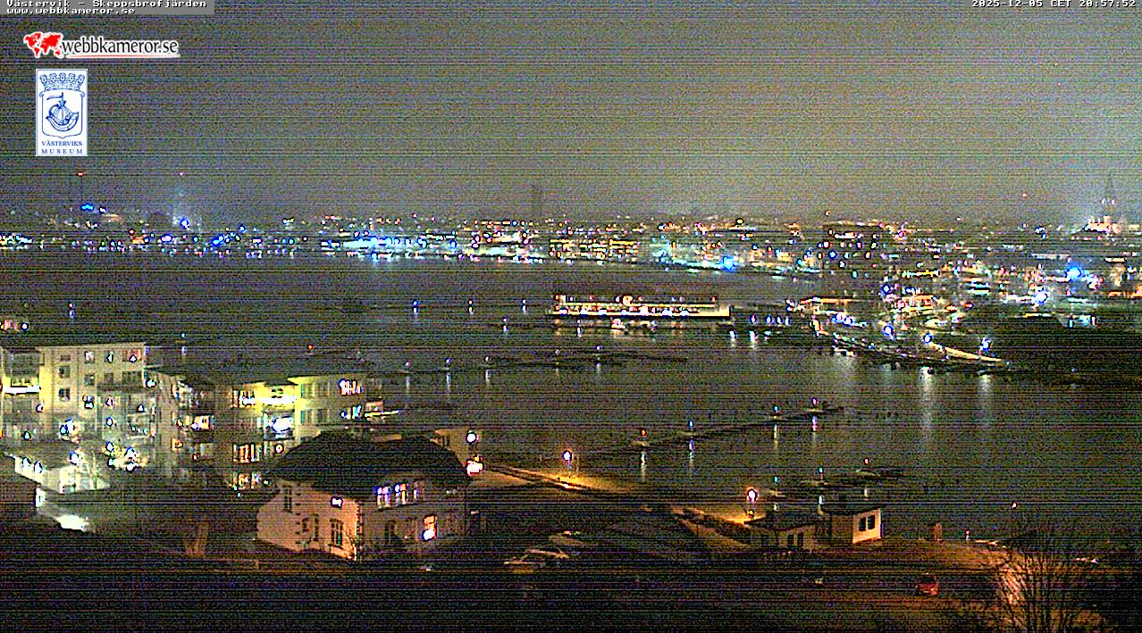 Västervik, Slottsholmen, Skeppsbrofjärden, περιοχή σπιρτόκουτου, θέα από τον πύργο του Uno