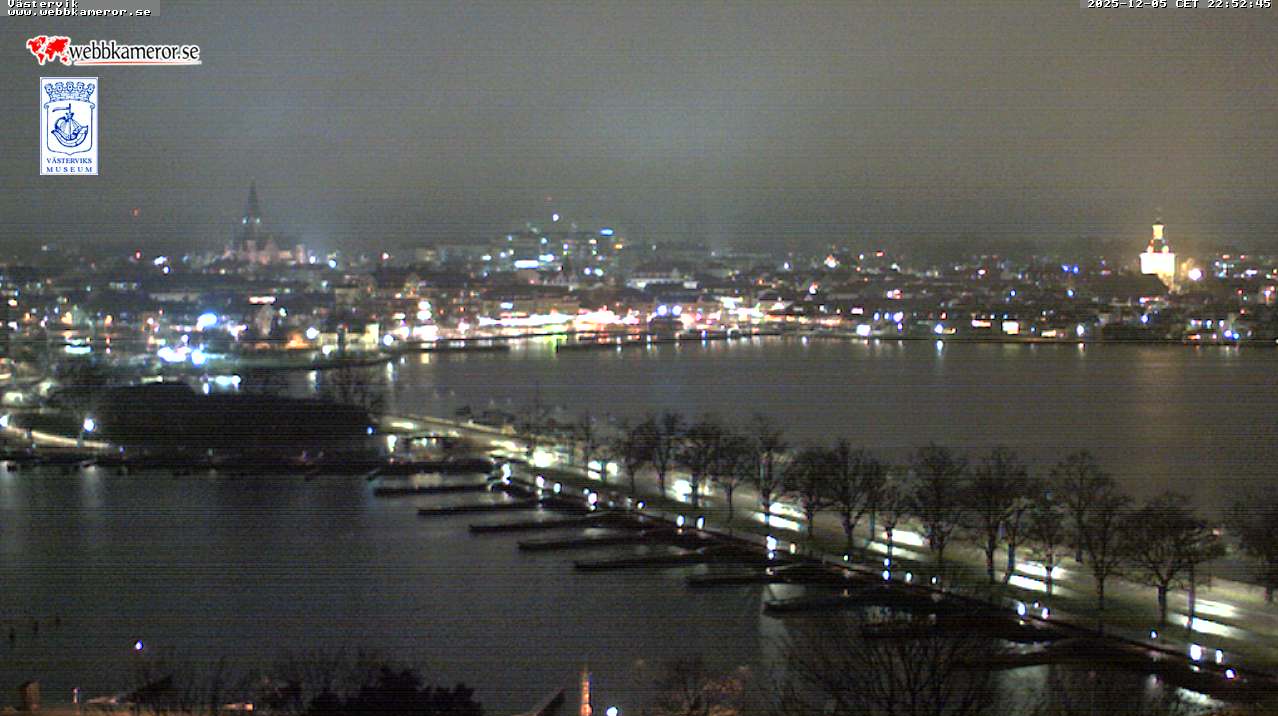 Västervik,城堡遗址,Gamlebyviken,从乌诺塔观看