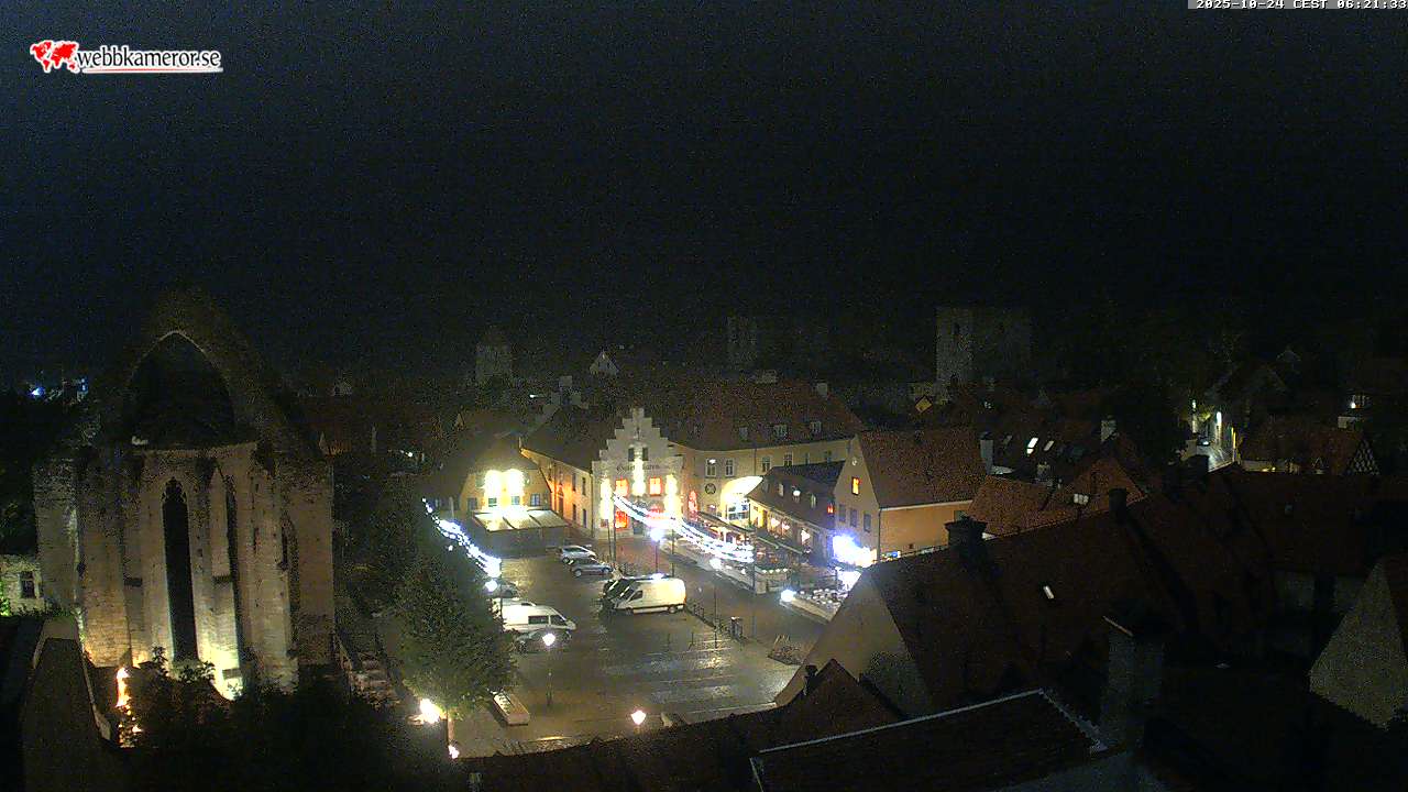 Gotland, Stora torget, S:t Karins kyrkoruin, Visby