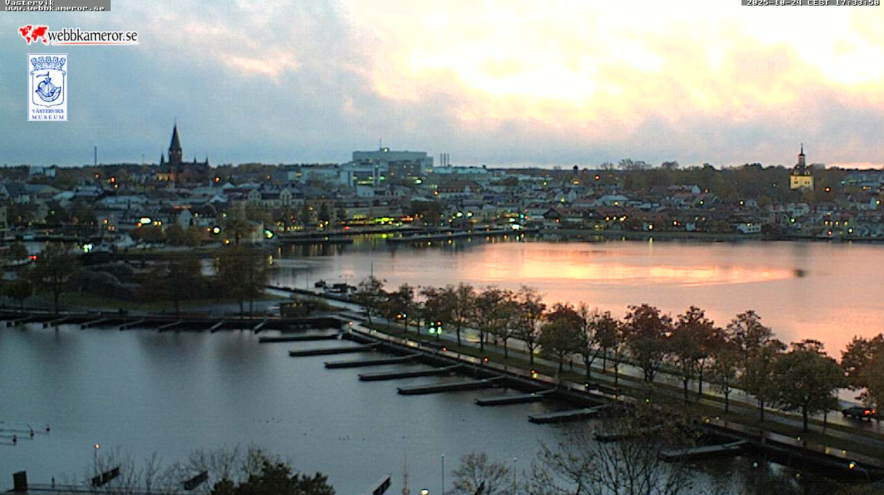 Västervik, Slottsruinen, Gamlebyviken, vy från Unos torn